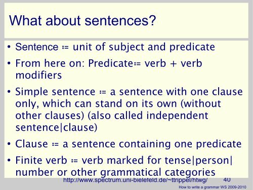 Phrases and constituent structures - Universität Bielefeld