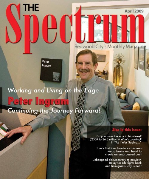 Peter Ingram - The Spectrum Magazine - Redwood City's Monthly ...