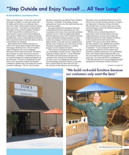 Peter Ingram - The Spectrum Magazine - Redwood City's Monthly ...