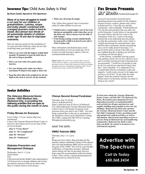 Retiring - The Spectrum Magazine - Redwood City's Monthly ...