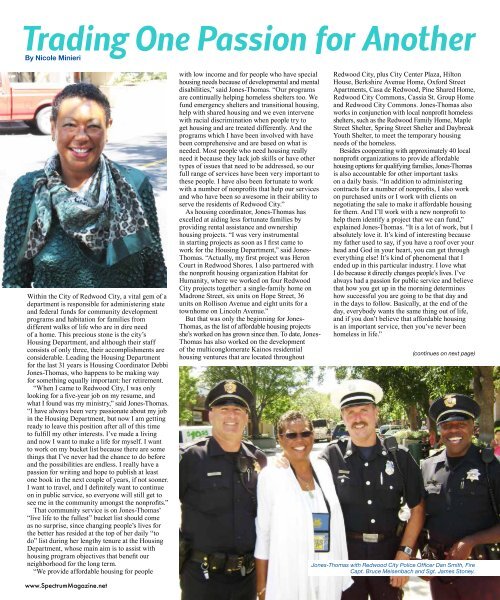 people with pull - The Spectrum Magazine - Redwood City's Monthly ...
