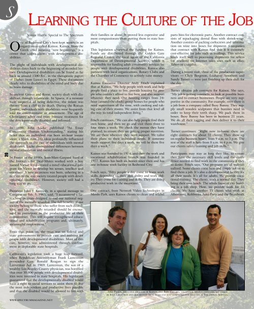 S - The Spectrum Magazine - Redwood City's Monthly Magazine ...