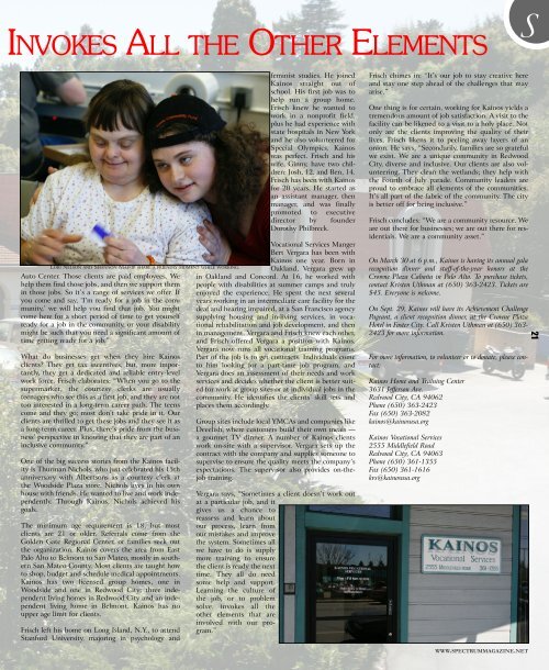 S - The Spectrum Magazine - Redwood City's Monthly Magazine ...