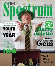 Barry Jolette - The Spectrum Magazine - Redwood City's Monthly ...