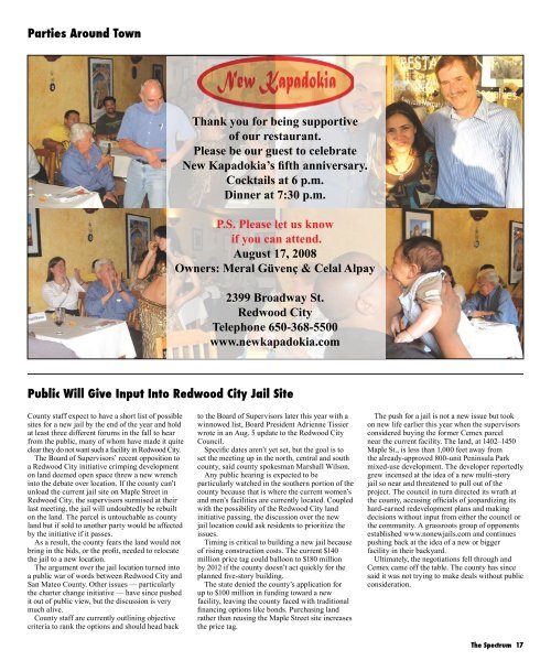 Service League - The Spectrum Magazine - Redwood City's Monthly ...