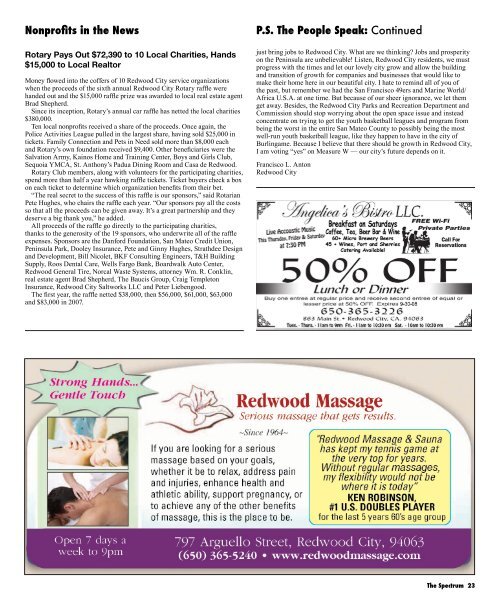 Service League - The Spectrum Magazine - Redwood City's Monthly ...