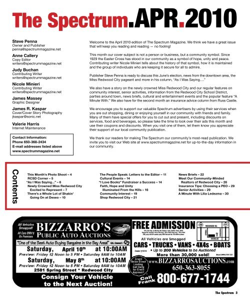 Community Interest - The Spectrum Magazine - Redwood City's ...