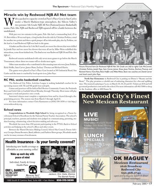 Spectrum 9-04 - The Spectrum Magazine - Redwood City's Monthly ...