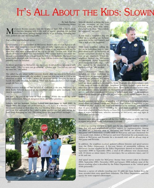 F e e l i n g t h e n e e d - The Spectrum Magazine - Redwood City's ...