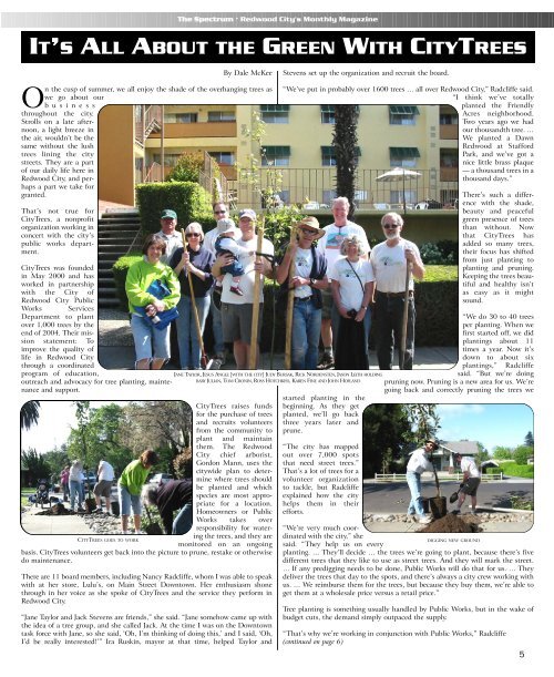 F e e l i n g t h e n e e d - The Spectrum Magazine - Redwood City's ...