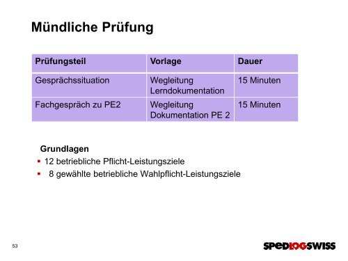 Handout Workshop (PDF 300 KB) - Spedlogswiss