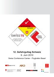 12. Gefahrguttag Schweiz 9. Juni 2010 - Spedlogswiss