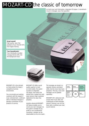 Product Datasheet - SPEECH DESIGN