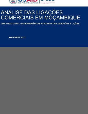 AnÃ¡lise das ligaÃ§Ãµes comerciais em MoÃ§ambique 2012 - CTA