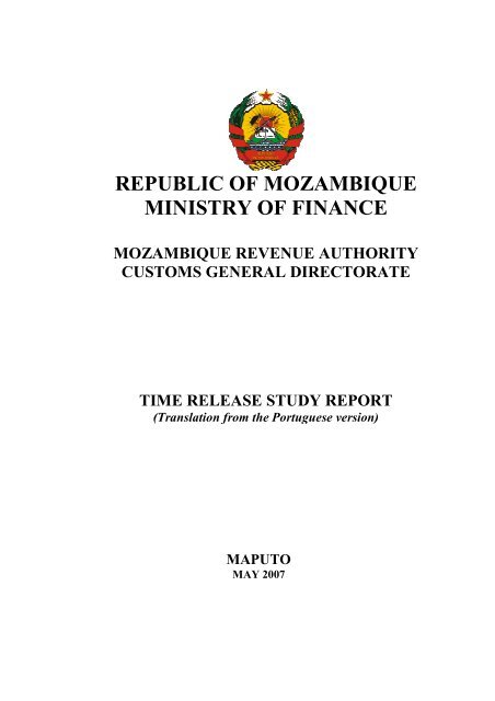 Mozambique Time Release Study - tipmoz