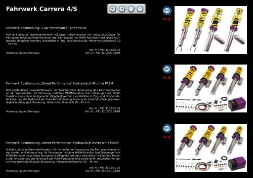 Infos zum Tuning-Programm. - speedArt