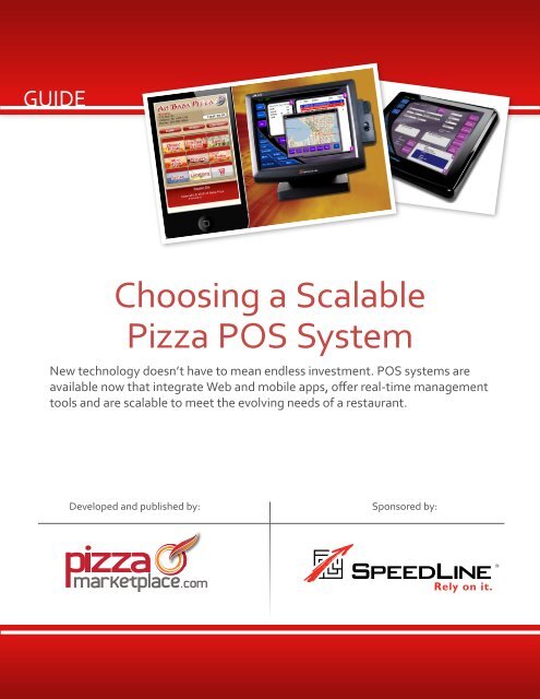 Choosing a Scalable Pizza POS System - Speedline Solutions