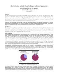 Flux Collection and Self-Clean Techniques in Reflow Applications