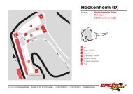 Infos Infrastruktur & Fahrerlagerplan (pdf) - Speer Racing