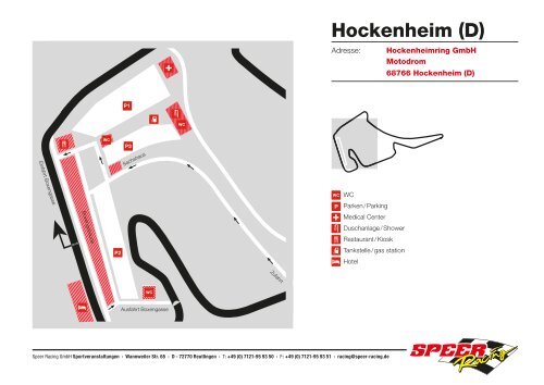 Infos Infrastruktur & Fahrerlagerplan (pdf) - Speer Racing