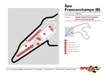 Infos Infrastruktur & Fahrerlagerplan (pdf) - Speer Racing
