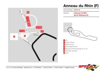 Infos Infrastruktur & Fahrerlagerplan (pdf) - Speer Racing