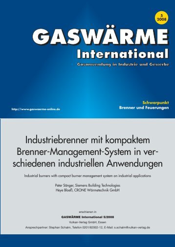 GASWÄRME International - Crone Wärmetechnik GmbH