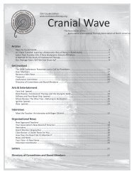 Cranial Wave - Biodynamic Craniosacral Therapy Association of ...