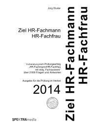 Leseprobe ZIEL HR-Fachmann 2014.pdf - SPEKTRAmedia