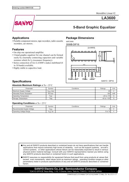 LA3600 - Elektronika.lt