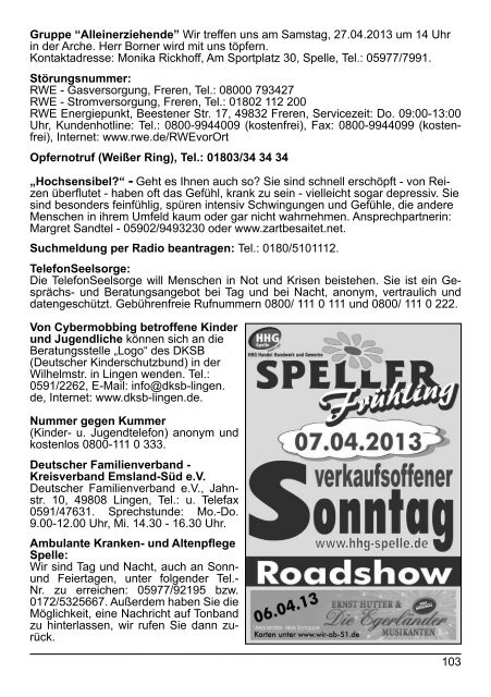 April 2013 - Samtgemeinde Spelle