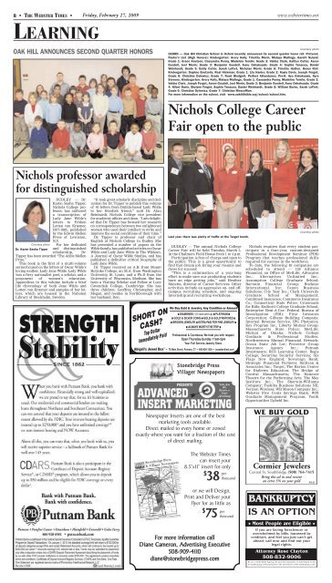 webster - Southbridge Evening News