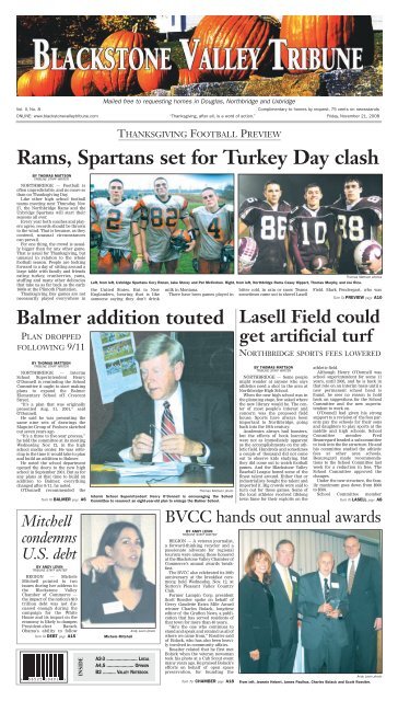 Rams, Spartans set for Turkey Day clash - Southbridge Evening News