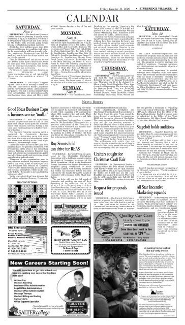 Sturbridge 7-27-07 (Page 1) - Stonebridge Press and Villager ...