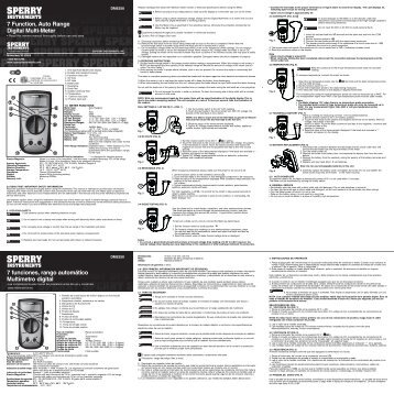 DM6250 Pg1 - Sperry Instruments