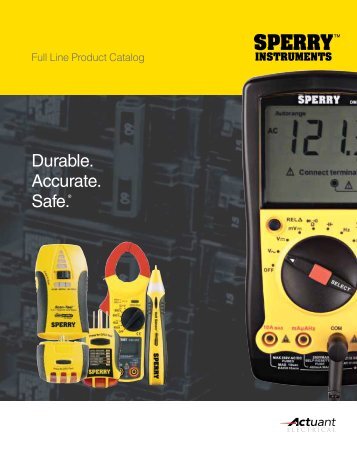 Download the PDF Catalog - Sperry Instruments