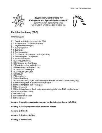 Zuchtbuchordnung (ZBO) - beim Bayerischen Zuchtverband fÃ¼r ...