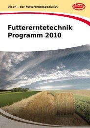 Futtererntetechnik Programm 2010 - Spezielle-Agrar-Systeme GmbH