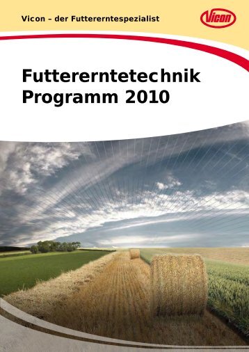 Futtererntetechnik Programm 2010 - Spezielle-Agrar-Systeme GmbH