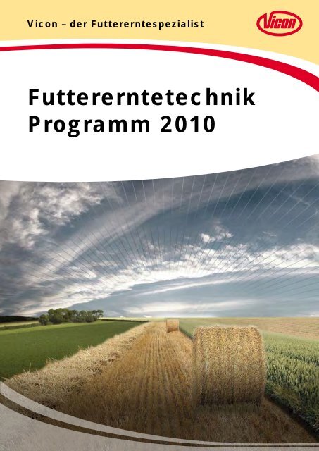 Futtererntetechnik Programm 2010 SpezielleAgrarSysteme GmbH