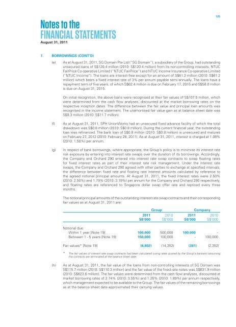 Singapore Press Holdings annual report 2011 Singapore Press ...