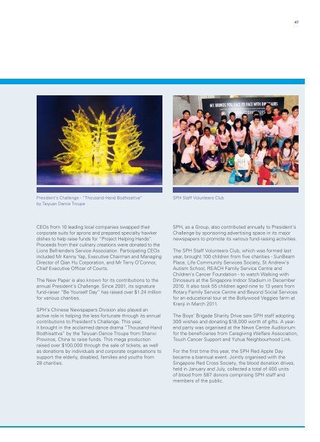 Singapore Press Holdings annual report 2011 Singapore Press ...