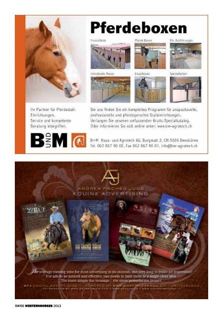 Broschüre 2013 - Swiss Paint Horse Association