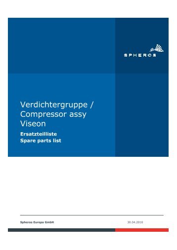 ET Verdichtergruppe Viseon - Spheros