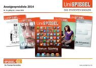 UniSPIEGEL: Preise 2014 - Spiegel-QC