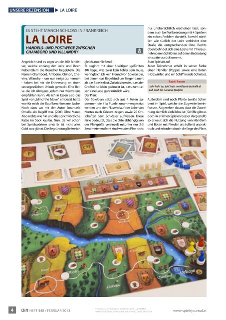 DAS SPIELE JOURNAL - Ãsterreichisches Spiele Museum