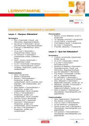 Lernvitamin F â FranzÃ¶sisch 1. Lernjahr - SpielundLern.de