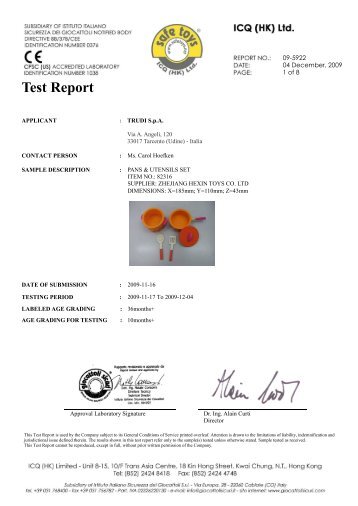 Test Report - SpielzeugOase