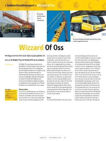 02 Bouw Materieel Benelux "Wizzard of Oss" - Spierings Kranen