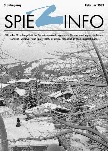 02februar spiezinfo99 - in Spiez